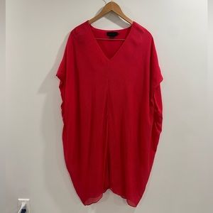 Hatch Maternity V-Neck Slouch Dress One Size